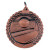 Volleyball Medal - Engravable Antique Bronze