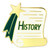 History Scroll Pin Front