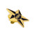 2026 Blue and Gold Star Pin Side