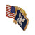 Officially Licensed U.S. and U.S. Navy Pin Side