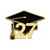 Class of 2027 Graduation Cap Pin Front