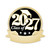 2027 Graduate Engravable Pin - Gold Front