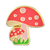 Double Mushroom Pin Front View