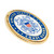 Officially Licensed U.S. Coast Guard Cloisonné Pin Side View