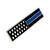 Thin Blue Line Citation Bar Pin Side