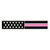 Thin Pink Line Citation Bar Pin Front