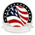 Engravable USA Flag Pin Front Engraved