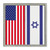 U.S.A. and Israel Flag Pin – Made in the USA Front