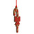 Red Wood Candy Cane Ornament