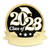 2028 Graduate Engravable Pin Gold Front