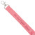 Pink Awareness Ribbon Lanyard showing light pink top area with the words "no one fights alone" with attached swivel thumb hook