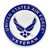 Officially Licensed U.S. Air Force Veteran Pin Front View