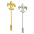 Fleur-de-lis Stick Pin (Gold and Silver)