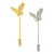 American Eagle Stick Pin (Gold and Silver)