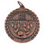 Bowling Medal - Engravable Antique Bronze
