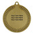 2” Diamond Cut Volleyball Medal - Back Engraved Example