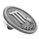 Antique Silver Scorpio Zodiac Pin Side