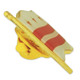Washington DC Flag Pin Side