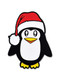 Penguin Christmas Pin Front