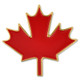 Canadian Maple Leaf Pin front view