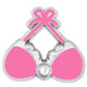 Pink Bra Pin Front
