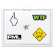 F*%# Off 4-Pin Set on Card