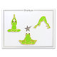 Yoga Frog Pin Set on Card