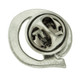 Rhinestone Letter D Pin Back