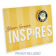Your Service Presentation Card side with Pin (not included)