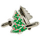 Christmas Tree Cufflink Set Back