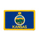 Front image of Kansas State Flag Patch