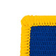 Merrowed edge border view of the Kansas State Flag Patch