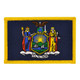 Embroidered Patch - New York State Flag Front View
