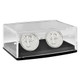 Letter P Cufflink Set Case Silver