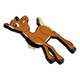 Cute Reindeer Pin Side