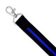 Thin Blue Line Awareness Lanyard Thumb Hook Side 1