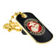 Officially Licensed U.S.M.C. Dog Tag Pin Side