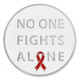 No One Fight Alone Red Awareness Ball Marker