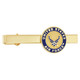 PinMart's Officially Licensed Engravable U.S Air Force Tie Clip Front View in Gold