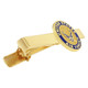 PinMart's Officially Licensed Engravable U.S Air Force Tie Clip Side View in Gold