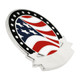 Engravable USA Flag Pin Side