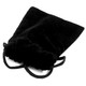 black velour pouch