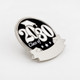 2030 Graduate Engravable Pin Nickel alternate side view unengraved