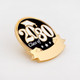 2030 Graduate Engravable Pin Gold alternate side view unengraved