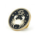 Zodiac Pins on Cards Cancer Sign no card side angled view