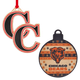 Wood Ornament  printed samples CC and Chicago Bears logo