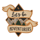 Wood Magnets - Adventure sample