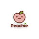 Peachie Custom Acrylic Pin