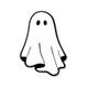 Ghost Lapel Pin front view
