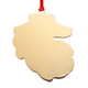 Officially Licensed U.S.M.C. Logo Ornament  - Back View